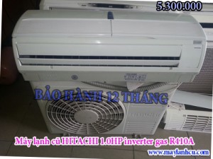 Máy lạnh cũ HITACHI 1HP inverter gas R410A còn 85%