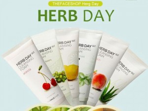 Sửa rửa mặt nha đam Herb Day 365 Aloe Cleansing Foam