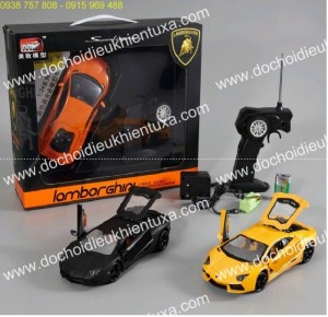 Xe điều khiển từ xa Lamborghini bằng sắt 1: 24