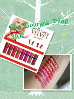 Son lì dạng nước Bourjois Rouge Edition Velvet