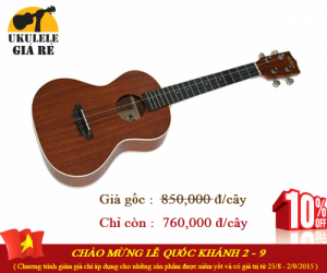 Đàn ukulele giá rẻ - chất lượng