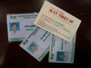 In nhanh thẻ nhân viên với Công ty TNHH In Kỹ Thuật Số - Digital Printing