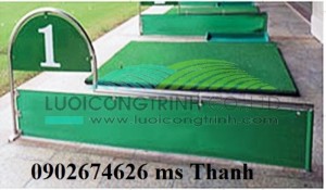 Vách ngăn sân golf có số