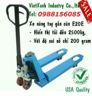 Bán xe nâng tay gắn cân hiệu  GamLift - Mỹ 2.5T giá siêu rẻ