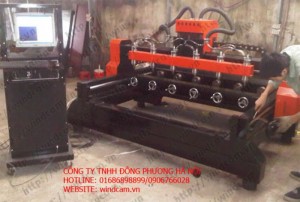 Máy đục gỗ cnc 4 trục 6 đầu