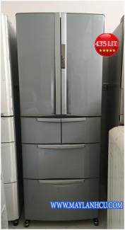 Tủ lạnh cũ Sanyo 435 lit,6 cửa side by side,gas R600a đời mới