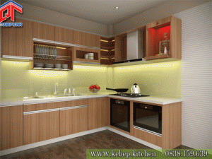 Mẫu tủ bếp MFC cao cấp giá rẻ TBB123