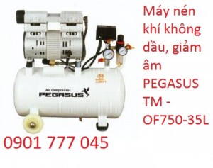 Máy nén khí không dầu giảm âm PEGASUS TM- OF750- 35L