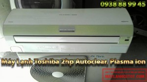 Máy Lạnh Cũ Toshiba 2HP Plasma Ion, Autoclean (Nắp Trượt)