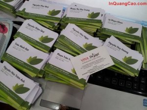 In name card giá rẻ trên giấy art