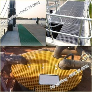 Hình ảnh frp grating đã được sử dụng rộng rãi, đa vị trí.