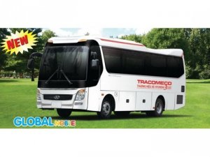 Xe khách 29 chổ, 34 chổ bầu hơi, phanh hơi máy điện mới nhất của Hyundai 3 cục Tracomeco