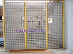 Hàng rào frp grating 100% không rỉ sét, không bị mục, cách điện.