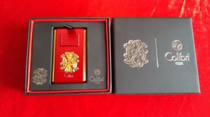 Bật lửa Colibri Astoria Fuente Fuente Opus X Lighter Red & Gold NEW Limited