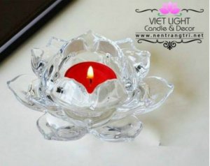 Chân nến Tealight hoa sen