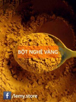 Bột nghệ (đen, vàng) nguyên chất 100%