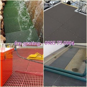 Tấm sàn lót sợi thủy tinh - frp grating chống lại sự bào mòn.