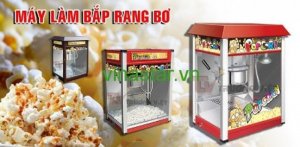 Mày làm bỏng ngô, máy nổ bỏng ngô, máy làm bắp rang bơ chạy điện, chạy ga