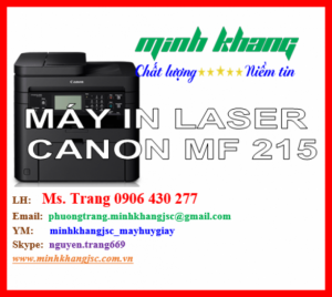 Máy in laser đa năng Canon MF 215 Print/ Copy/ Scan/ Fax giá cực tốt