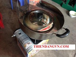 Máy làm bắp rang bơ có máng, chạy điện 220v giá tốt nhất