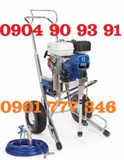 Máy phun sơn Graco Gmax 3400,Máy phun sơn phun bột bả matit,máy phun sơn chạy xăng