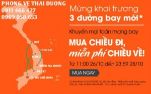 JETSTAR Khuyến Mãi Mua Chiều Đi,miễn Phí Chiều Về