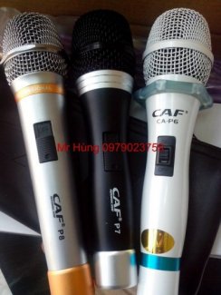 Micro karaoke hát gia đình CAF P8,P7,P6 chống hú tốt, độ nhạy cao
