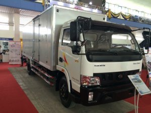 Công ty bán xe tải Veam 6T5 6.5 tấn máy nissan VT650 thùng bạt dài 6m1