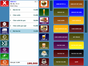 Phần mềm bán hàng trọn bộ cho Quán Ăn tại Cà Mau