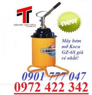 Máy bơm mỡ bằng tay 12L Kocu GZ-6S,  phân phối Máy bơm mỡ kocu, máy bơm mỡ giá rẻ