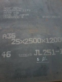 Tấm thép A 36 8X1500X6000