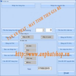 Trọn bộ máy bán hàng cảm ứng chuyên nghiệp dùng cho Shop Thời Trang