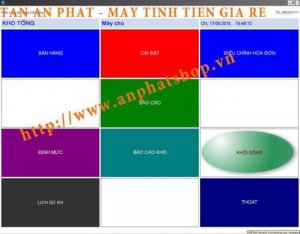 Trọn bộ máy bán hàng cảm ứng chuyên nghiệp dùng cho Shop Thời Trang