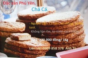 Chả cá ngon sạch từ Phú Yên 120000đồng/1kg.