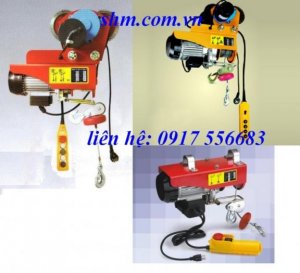 Tời điện 100kg, 200kg, 300kg, 400kg, 500kg, 600kg, 800kg, 990kg dùng điện 220v, 1pha