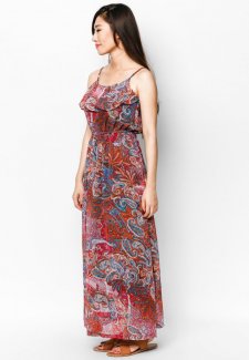 Đầm maxi 2 dây | Mã: AD225-đỏ| Giá: 488000 Quy cách: 84-66-90 (+-2): chiều dài tb: 85cm - 90cm | chiffon lạnh | Size (M) | Mô tả: