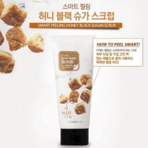 Tẩy tế bào chết Honey Black Sugar Scrub 120ml - The Face Shop - Hàn Quốc