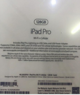 Ipad Pro 128g 4g