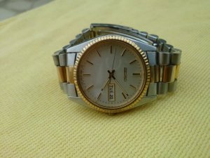 Đồng Hồ Seiko Quartz Kiểu Rolex Cổ .