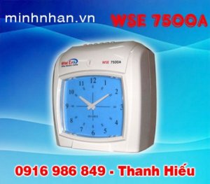 Máy chấm công WIs eyee WSE-7500A khuyến mãi cuối năm giá rẻ bất ngờ