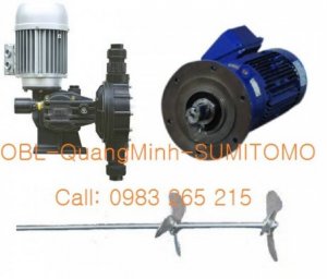 Siêu motor khuấy, máy khuấy hóa chất, động cơ sumitomo giá tốt