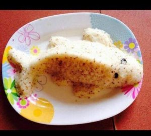 Bộ 2 Khuôn Đổ Rau Câu, Cơm, Xôi Hình Cá Chép