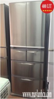 Tủ lạnh cũ SANYO SR-FS400 400LIT , inox,date 2009