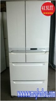 Tủ lạnh cũ TOSHIBA GR-W41FA 6 cánh ,gas r600a