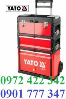 Tủ đựng đồ nghề cao cấp 7 ngăn YATO Model: TY-09031, Vali đựng đồ nghề 4 ngăn