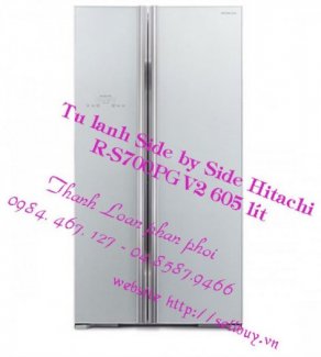Làm quen với nhiều tính năng Tủ lạnh Side by Side Hitachi R-S700PGV2(GBK/GS)- 605 L
