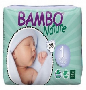 Tã bỉm trẻ em Bambo Nature NB28