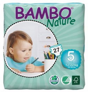 Tã dán trẻ em Bambo Nature XL27