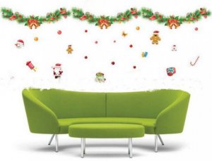 Decal dán tường noel