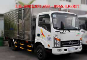 Hình ảnh xe tải veam vt250 thùng kín